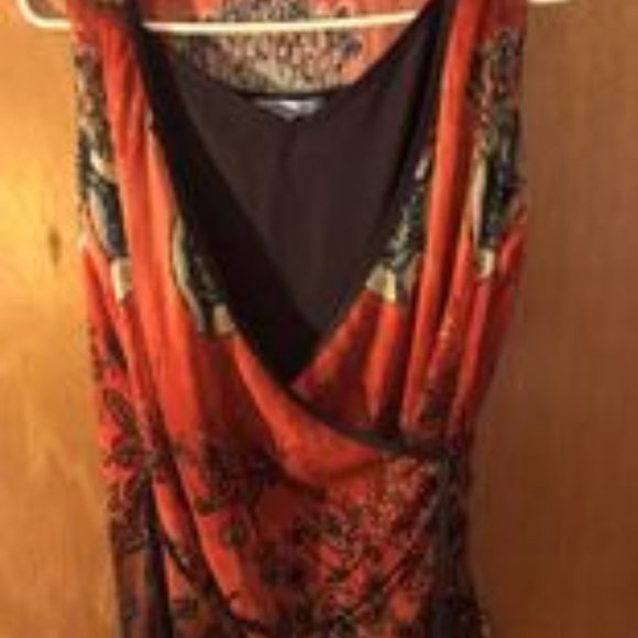 Orange Pattern Top - Picture 3 of 3